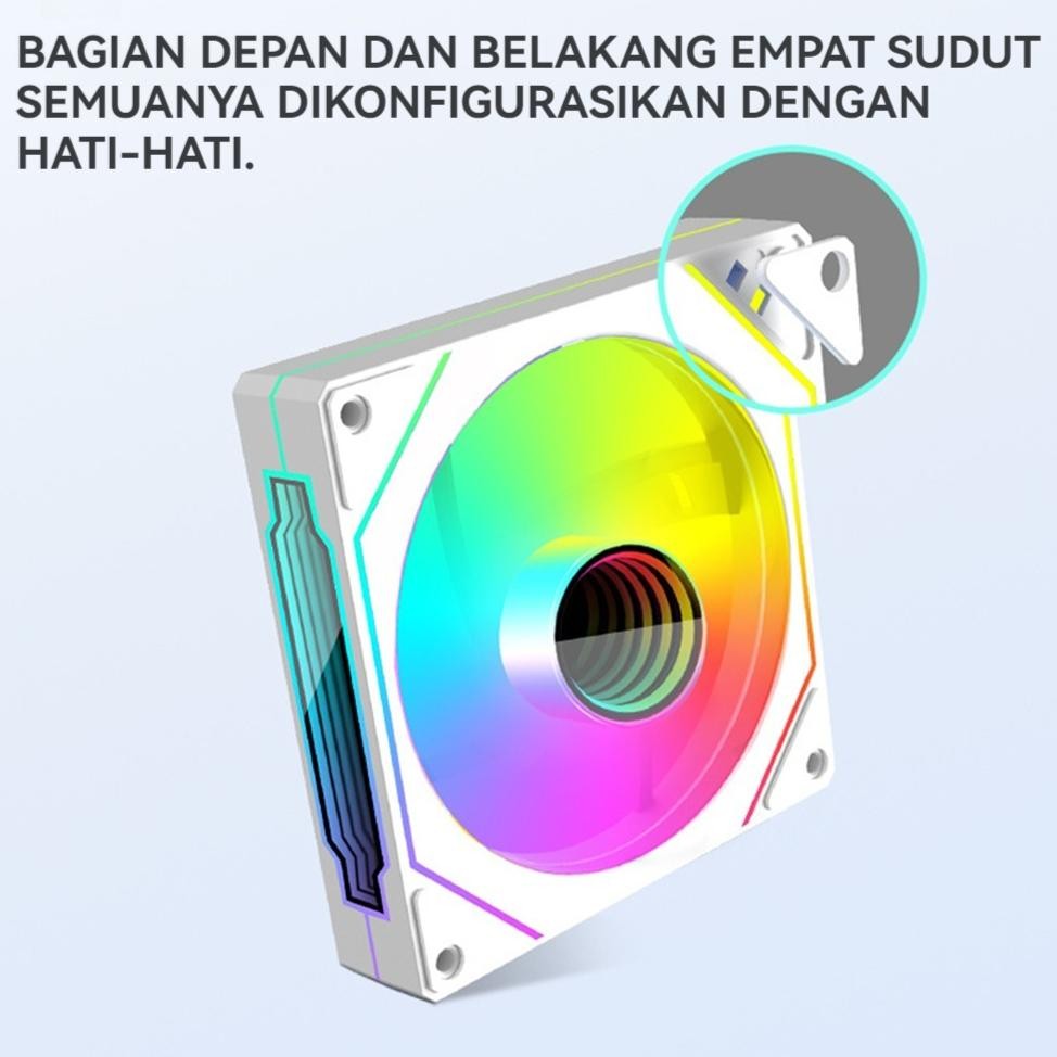 Kipas Pendingin Casing Komputer Peralatan Pendingin Komputer Radiator Casing Komputer 12cm