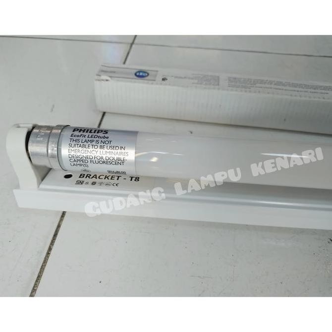 Terlaris lampu tl t8 philips led 16w set kap tl 120cm lampu tl + kap 120cm SALE