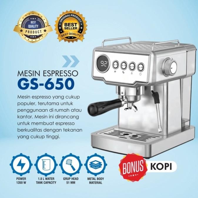 Coffee Maker Machine / Mesin Espresso GUSTINO ALCANTARA
