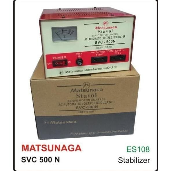 STABILIZER MATSUNAGA 1000 WATT - STAVOL SVC-1000N - MATSUNAGA 1000VA