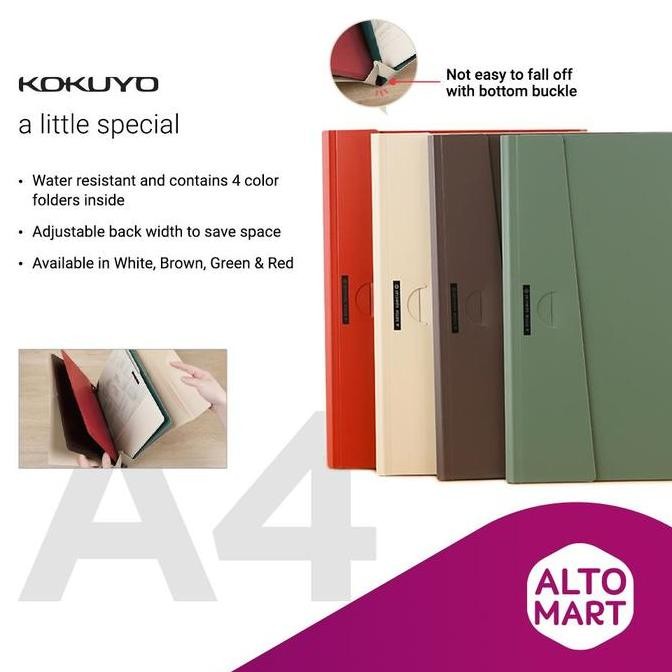 

HARGA DISC - KOKUYO Retro File Document with Closure A4 (4 PP Folder)