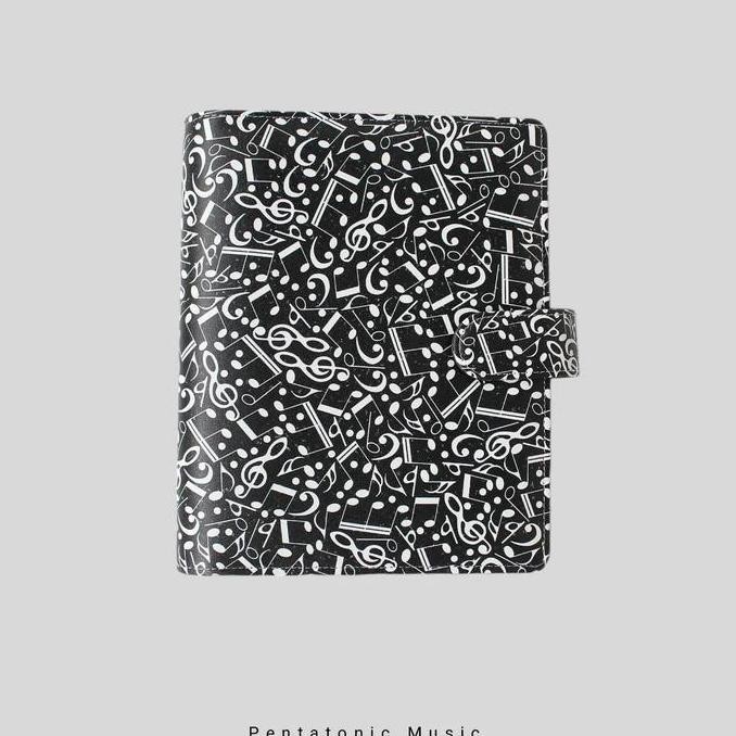 

TERMURAH - Black Music Ring Binder | Binder Musik Unik