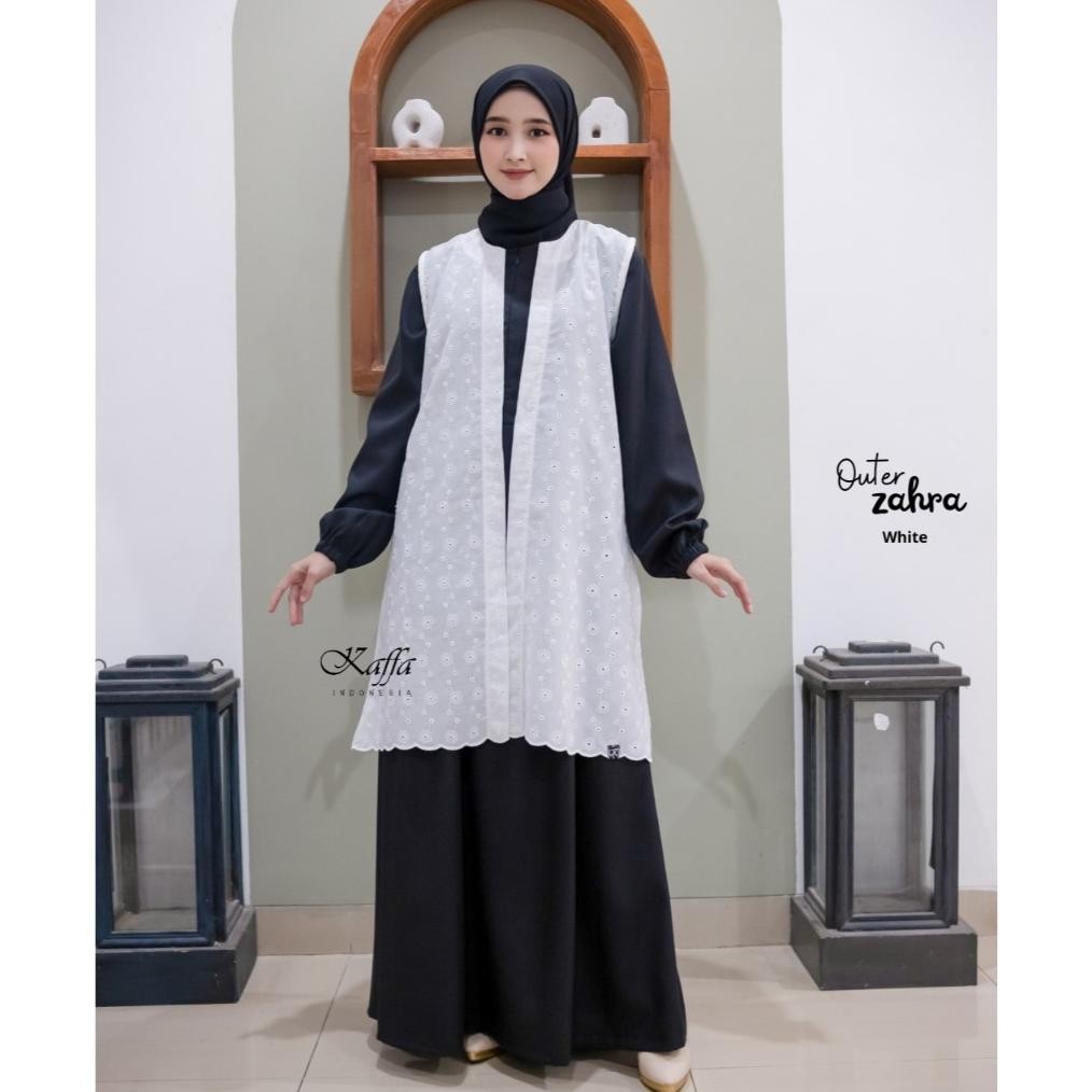 Kaffa Indonesia | Outer Zahra | Outer wanita | Outer bordir wanita | Rompi bordir wanita kekinian | 