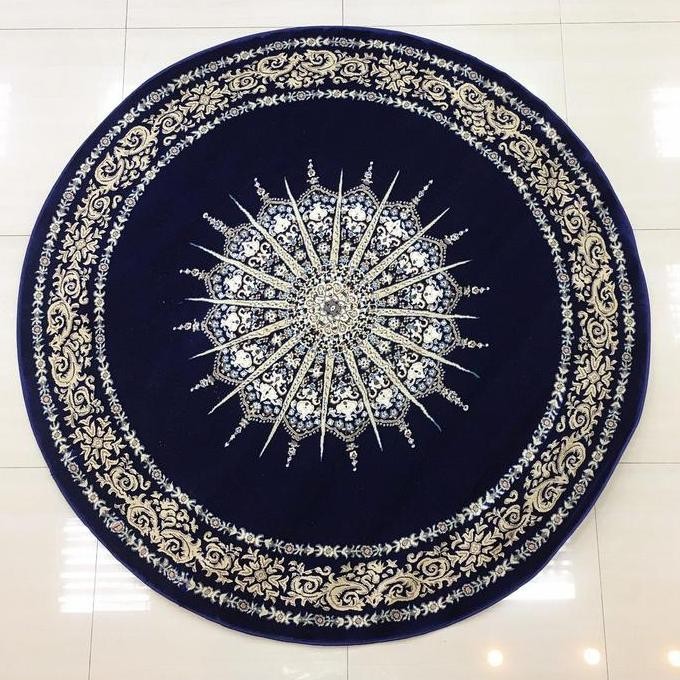 karpet bulat turki halus dan tebal