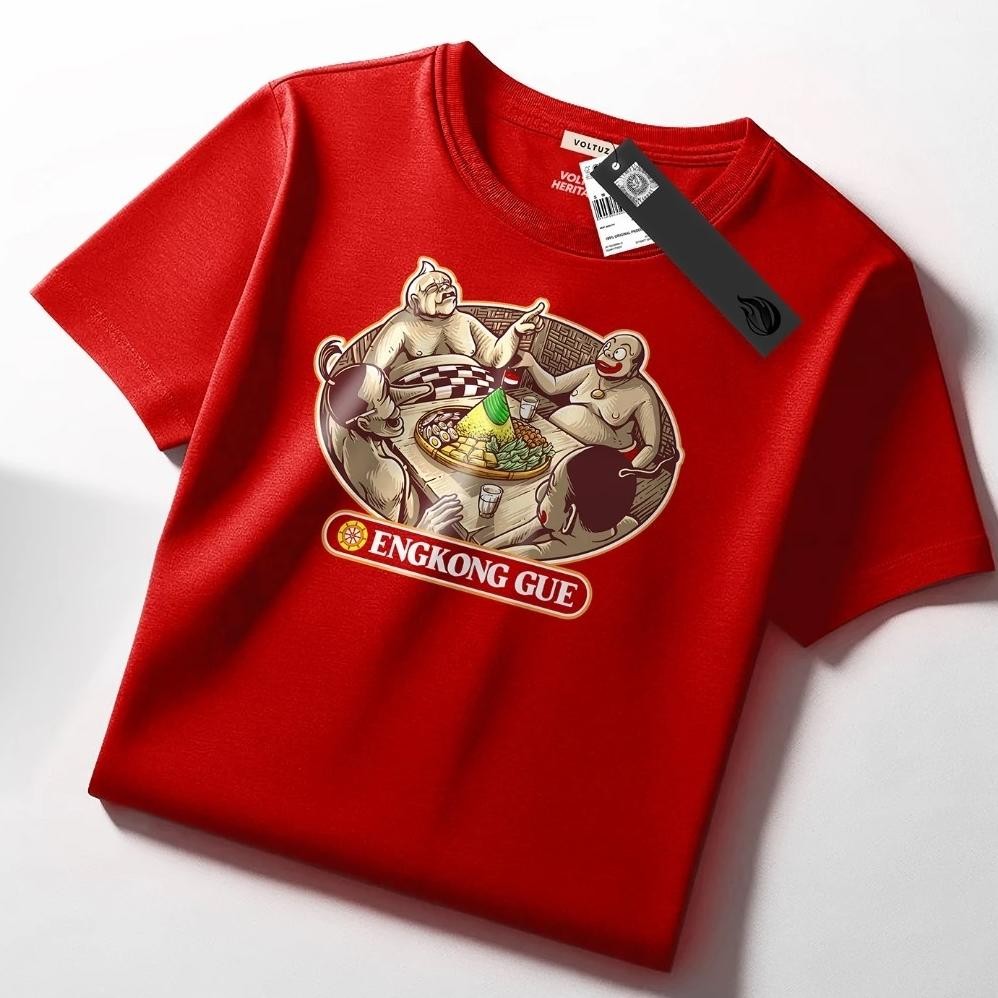 Promo Kaos Distro Engkong Gue Unisex Kaos Distro Wayang Semar Bagong