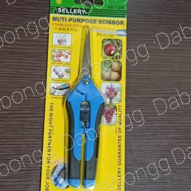 

Baru Gunting Sellery 66-124 Multifungsi - Gunting Walet & Serbaguna Stainless Steel