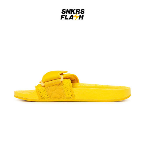 ADIDAS Chancletas Hu Bold Gold Sandal Wanita - H04407 - Size 43