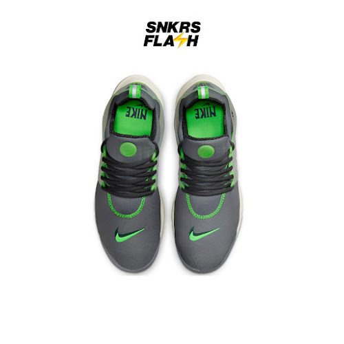 NIKE Presto Smoke Grey Scream Green Sepatu Sneakers Pria - FJ2685001 - Size 38.5
