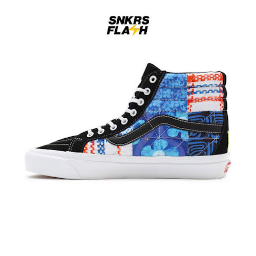 VANS Ua Sk8 Hi 38 Dx Sandy Liang Patchwork Sepatu Sneakers Pria - VN0A54FB9ZP - Size 36