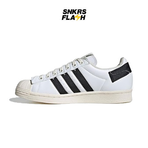 ADIDAS Superstar Parley White Black Sepatu Sneakers Pria - GV7615 - Size 42