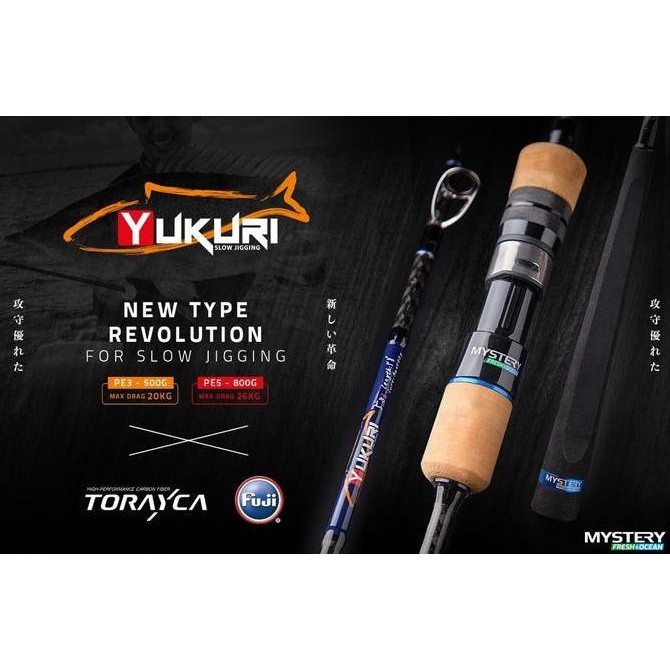 // Rod Joran Yukuri Slow Jigging OH by Mystery ORIGINAL //
