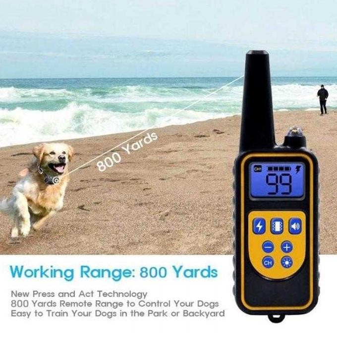 Kalung Kejut Listrik Alat Latihan Anjing Dog Training Shock Collar ms