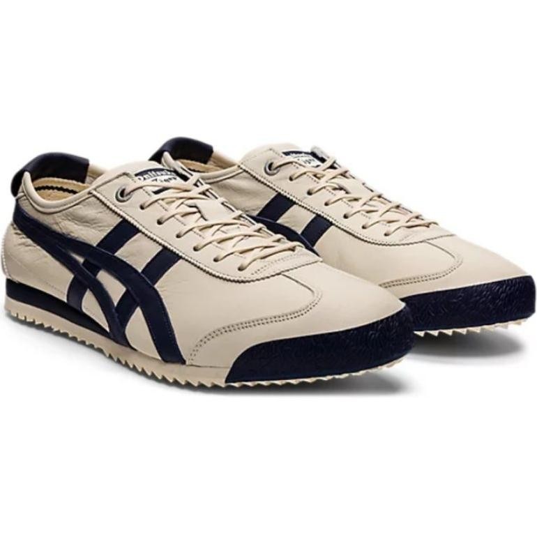 Sepatu 0nitsuka original mexico66 super deluxe cream navy