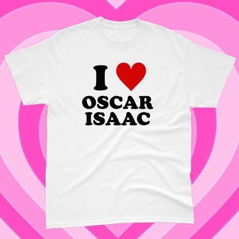 Promo Kaos I Love Oscar Isaac Baju Atasan Premium High Quality Cewek