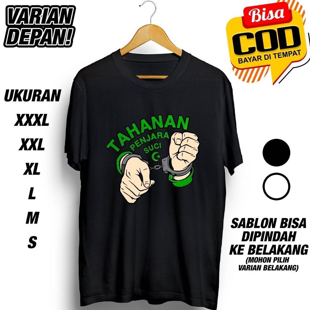 Promo Kaos Tahanan Penjara Suci Baju Cowok Cewek Keren