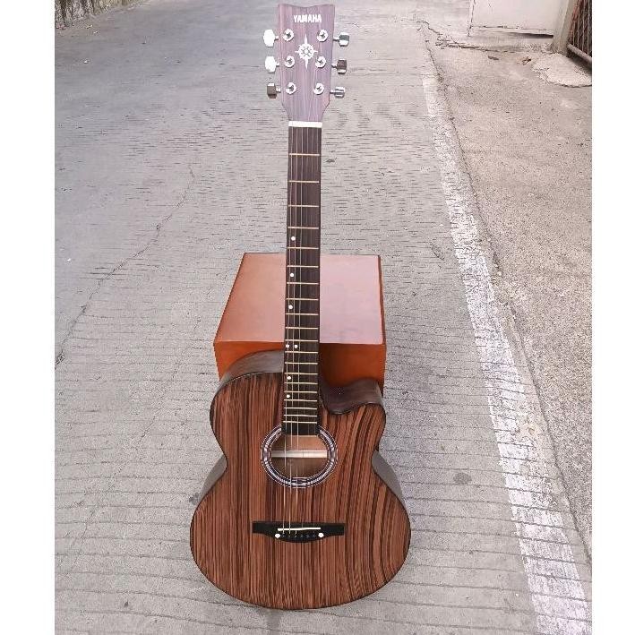 baru gitar yamaha fg225 akustik tanam besi untuk pemula