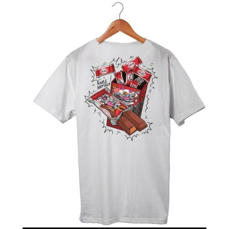Fools Cruncy Choco WHT | t shirt pria | kaos distro original