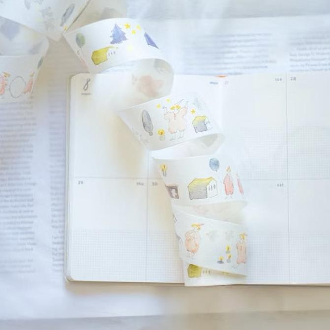 

Dodolulu Washi And Pet Tape - Pinkies Fairies / Planting / In Search Of / If I Had Wings / Embrace The Joy / Indulgence / With Love Co