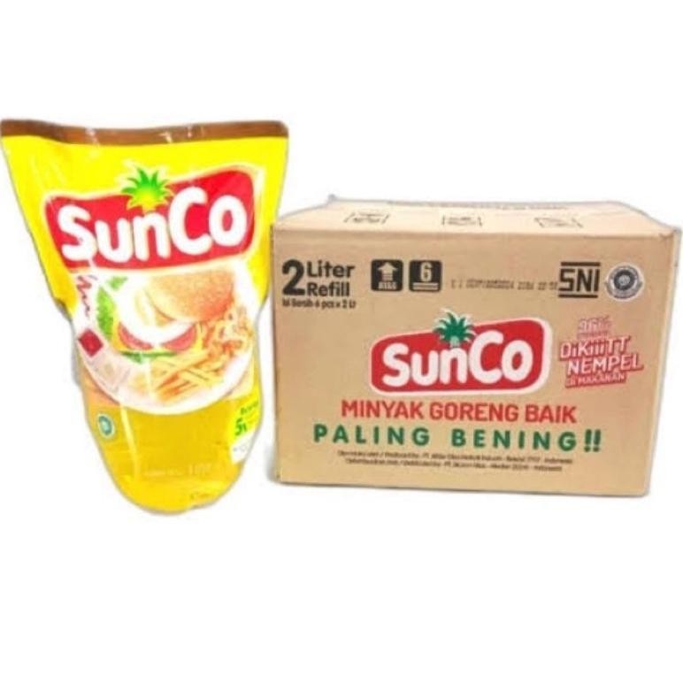 

Minyak Goreng Sunco 2Liter - Minyak Goreng Sunco Refil Kemasan 2Liter Murah Baru