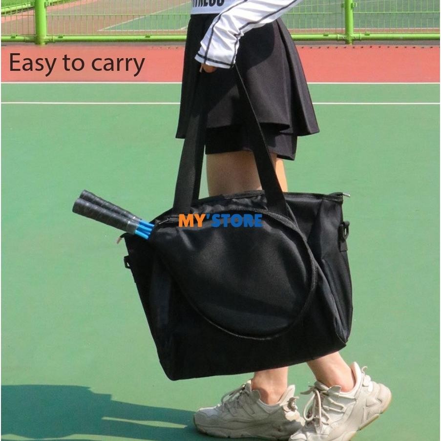 Tas Raket 1680D Bton Tennis Olahraga Tas Selempang Jinjing Besar Kecil