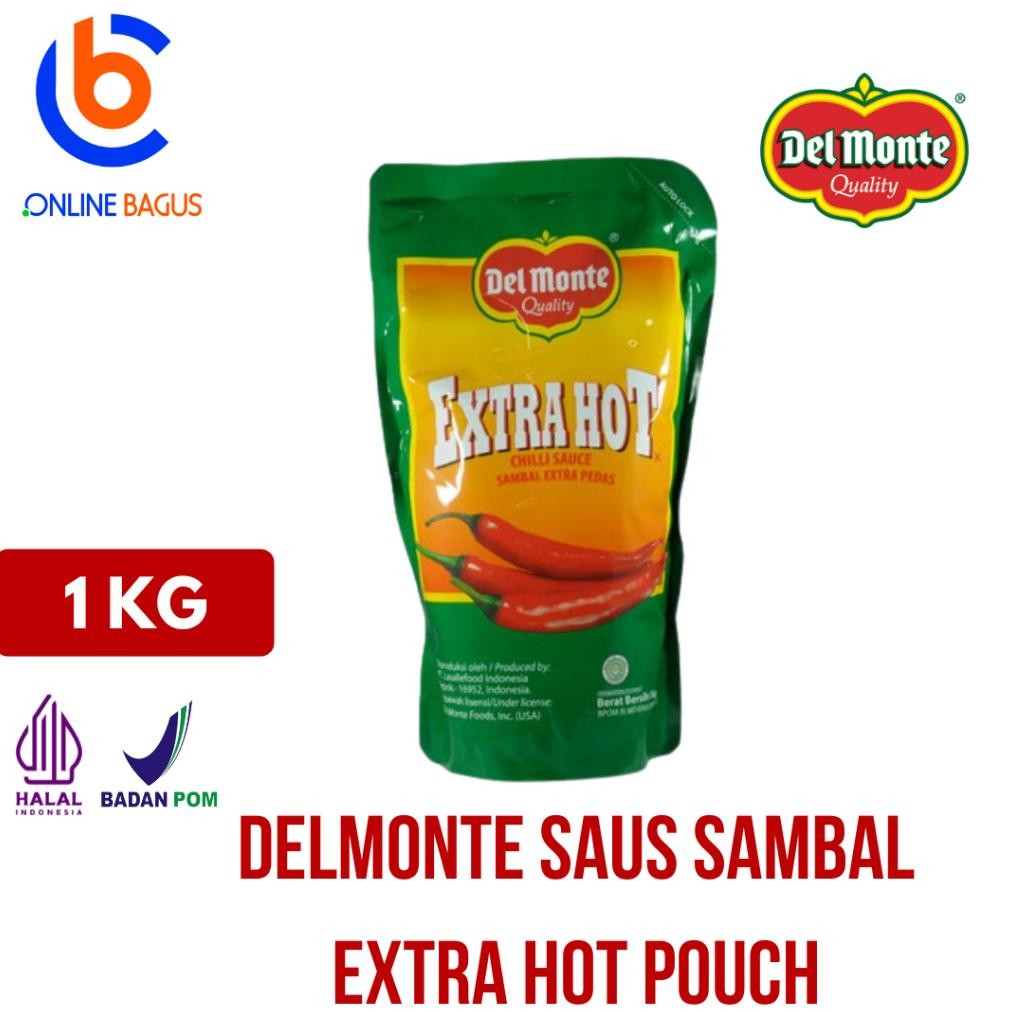 

Delmonte Sambal Chilli Extra Hot Pouch 1kg RB10