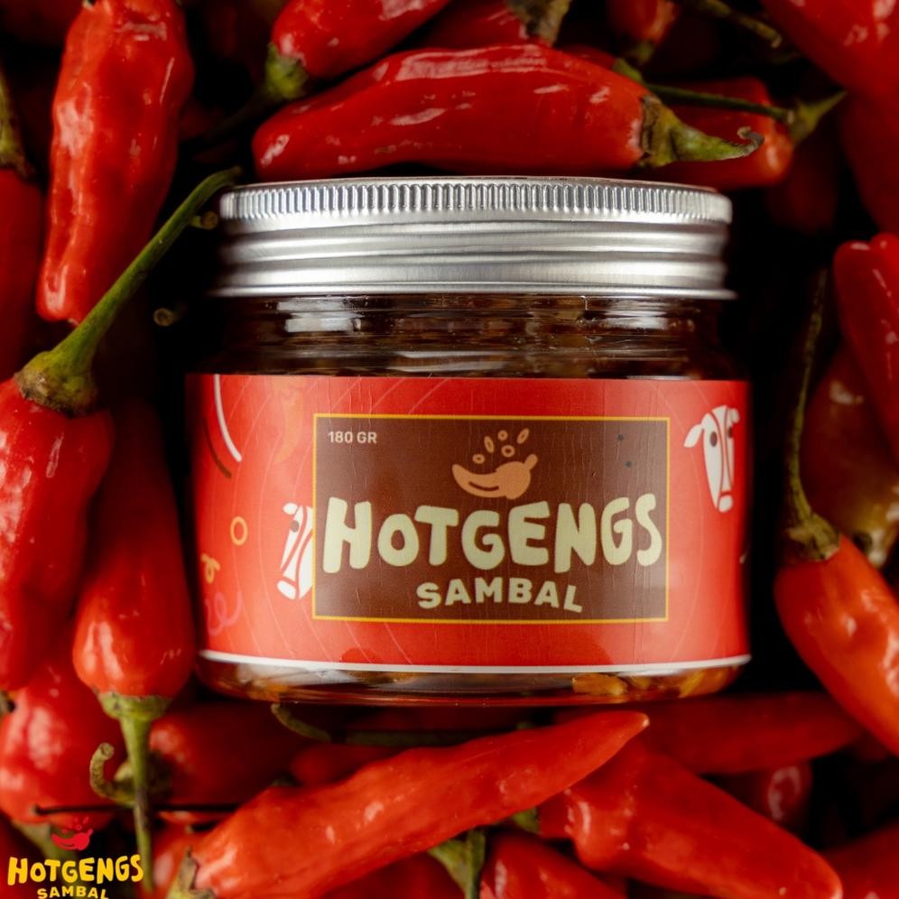 

Sambal Hotgengs 125 Gram - 15 Varian Rasa Sambal. Sambal Bawang Dengan Aneka Topping RB10