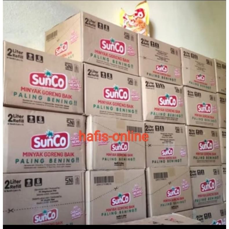 

Minyak Goreng Sunco 2L Isi 6 Pcs Dus Ekonomis RB10