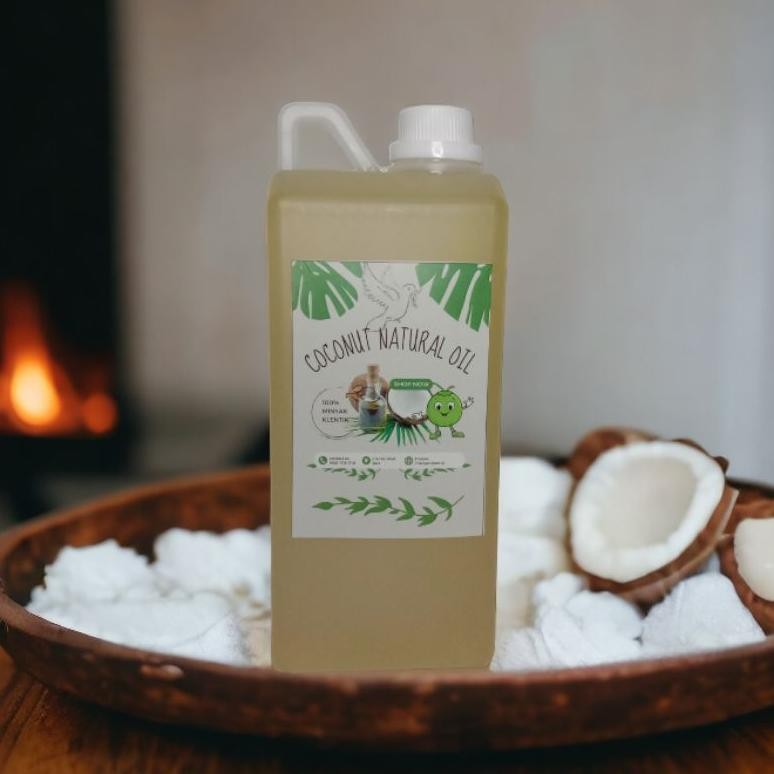 

Minyak Kelapa Klentik Kletik 1 Liter Murni 100% Tanpa Campuran RB10