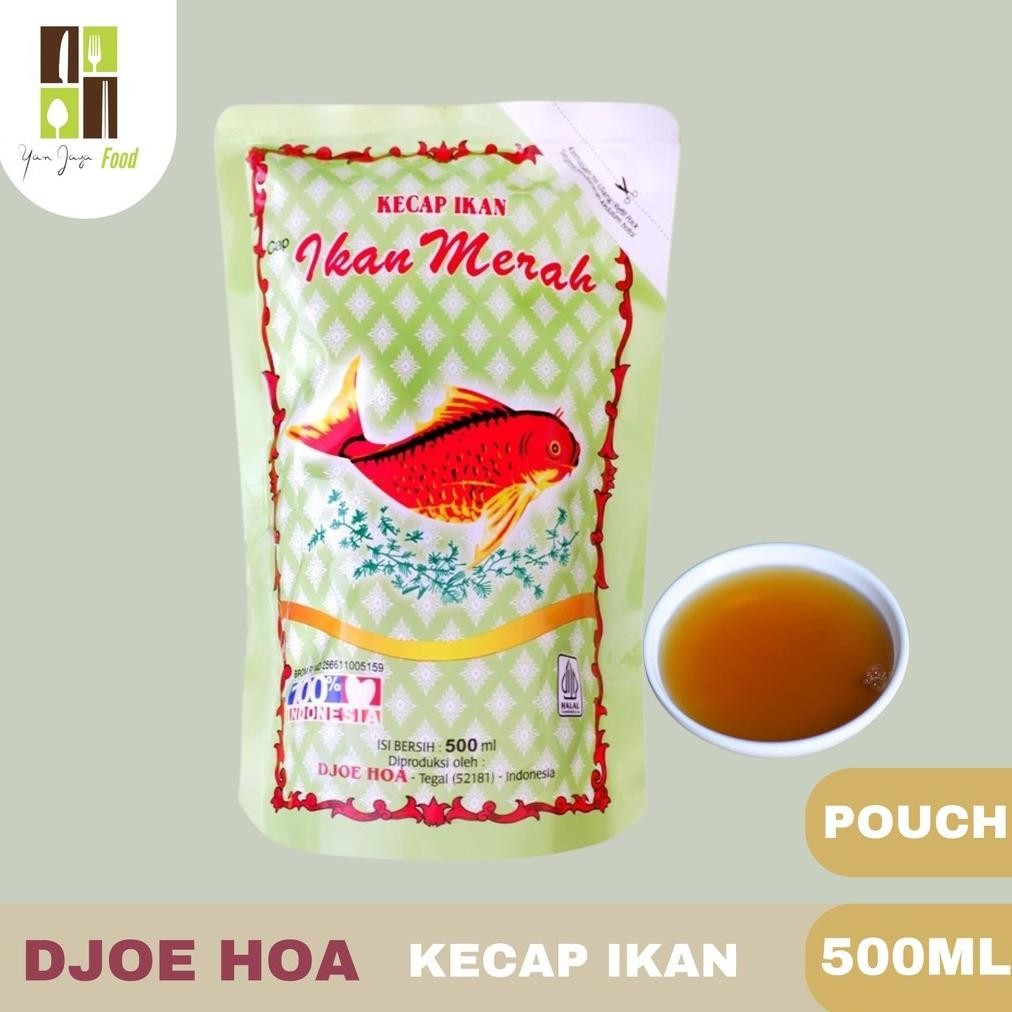 

Djoe Hoa Kecap Ikan / Kecap Sari Ikan / Cap Ikan Merah / Botol Kaca / Kecap Ikan Jadul / 620ml RB10
