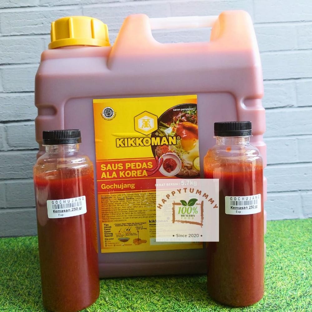 

HPT - Gochujang Halal Kikkoman 250 GR Saus Pasta Cabai Pedas Korean Chili Paste Topokki RB10