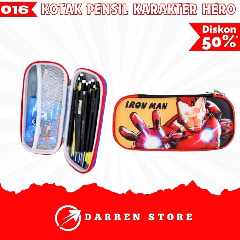 

Mega Sale Dstr 016 Kotak Pensil Anak Laki-Laki Tempat Pencil Karakter Import Gambar 3D