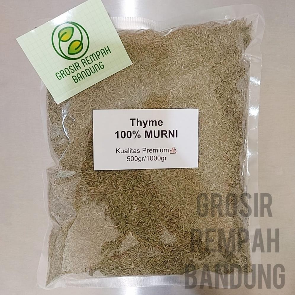 

Thyme / Daun Thyme Kering / Bersih Pilihan / Rempah / Kualitas Terbaik RB10