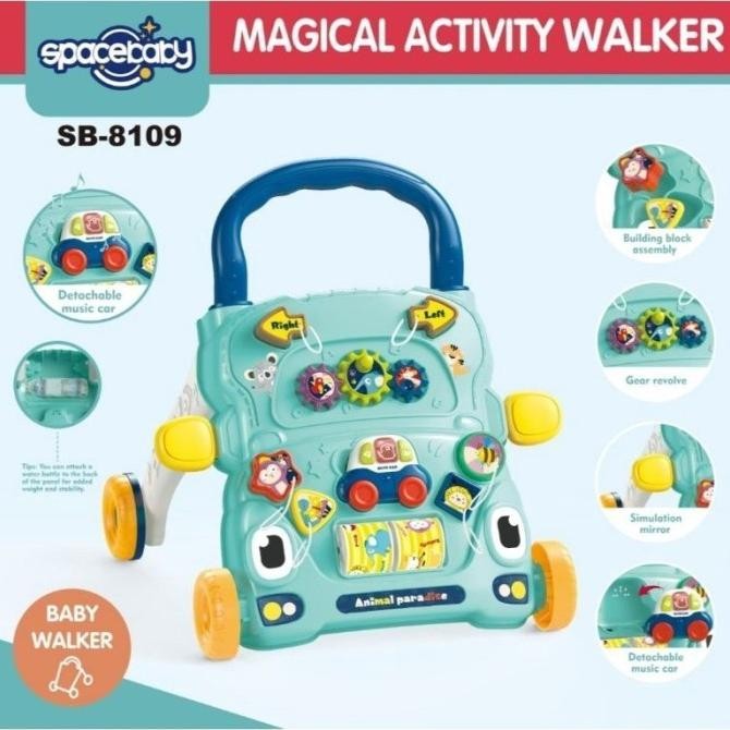 Space Baby SB 8109 Activity Push Walker Alat Belajar Jalan Bayi //SB 8106