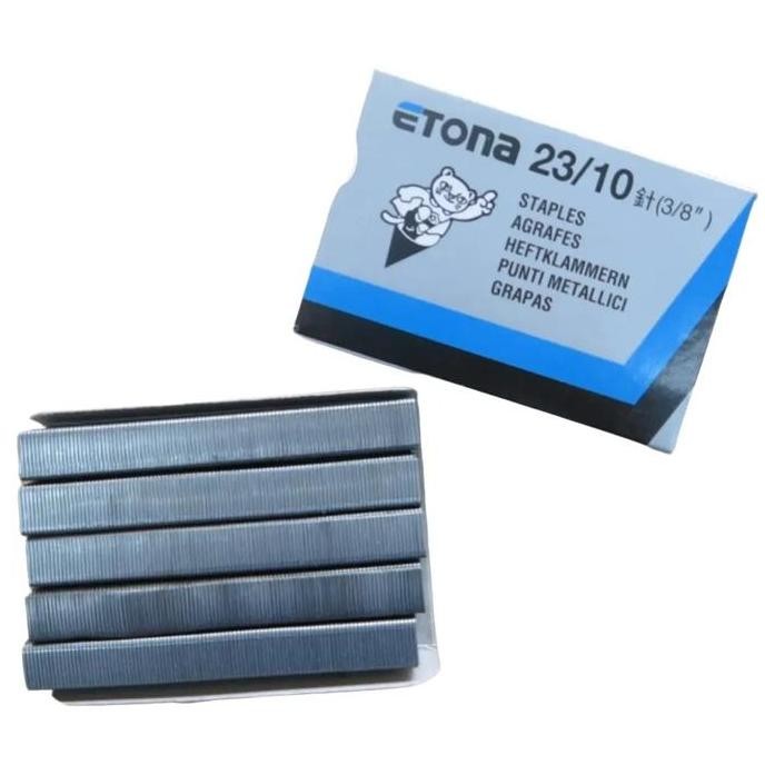 

Paket Bundling 4 Pack Staples Isi Stapler Refill Etona No. 23/10 Atom Staples Binder Stationery Co