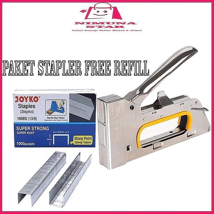 

Stapler Tembak Dan Isinya Yang Cocok Guntacker Dan Isi Guntacker Yang Cocok Steples + Isi Guntacker Co
