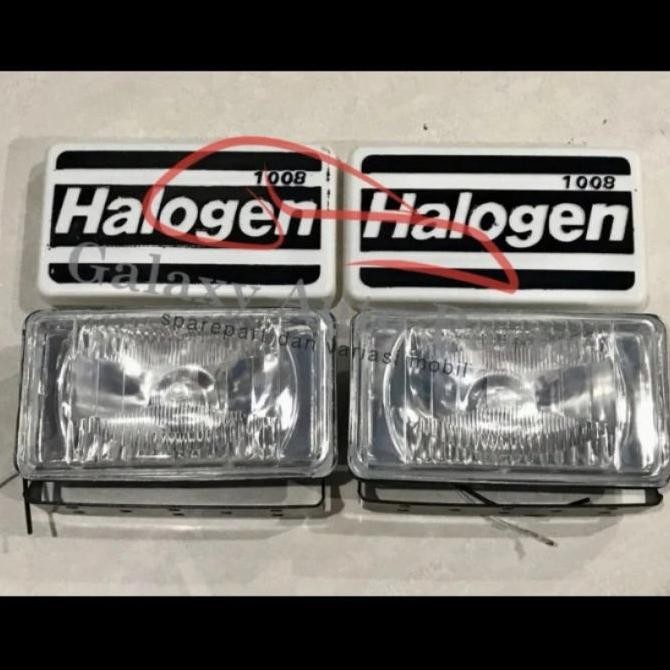 . Foglamp lampu kabut kotak universal panther putih kuning