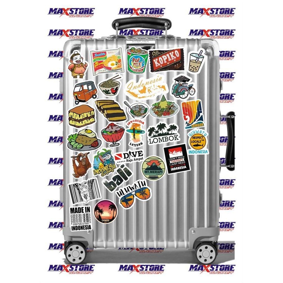 

indonesian culture sticker / indonesia stiker pack / luggage sticker