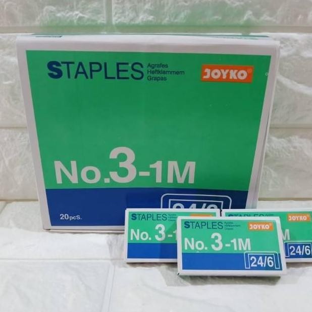 

Isi Staples Joyko Besar No.3 24/6/Refill Hekter Steples Stapler Stationery Co