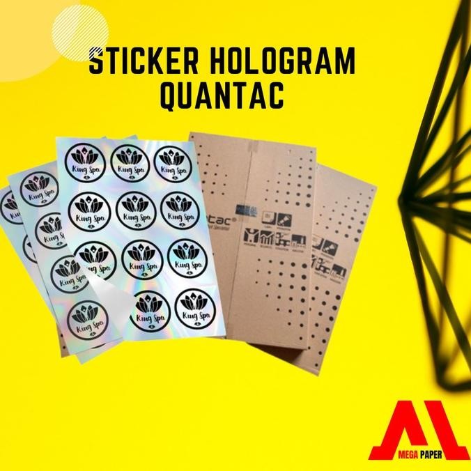 

Bahan Sticker Vinyl Laser A3 Quantac - Hologram Co
