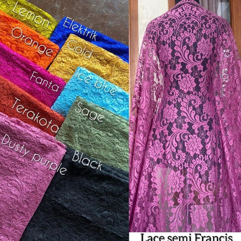 Semi prancis / Brokat semi prancis / Brukat semi prancis / Brokat halus / brokat semi francis SEMI P