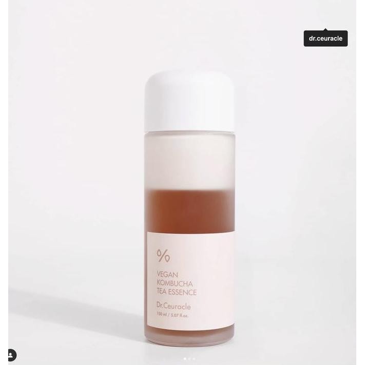 DR. CEURACLE Vegan Kombucha Tea ( Essence 150ml / Gel Cream 75gr / Tea Lip Balm 3.7gr )