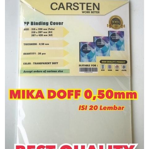 

Cover Jilid Mika Doff Pp Pasir 050 Isi 20Pc Bantex Daiichi