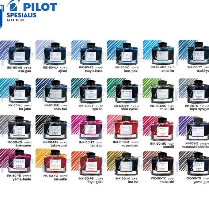 

PILOT Fountain Pen Ink Iroshizuku 50ml / Tinta Fountain Pen Pilot