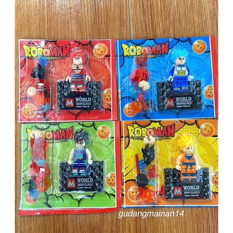 4pc Mainan Roboman Brick Dragon Ball AST