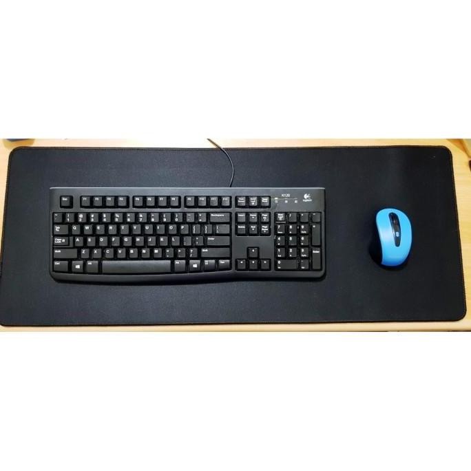 MOUSEPAD GAMING HITAM POLOS 70x30 Mouse pad 70 x 30 Cm [terbaik]