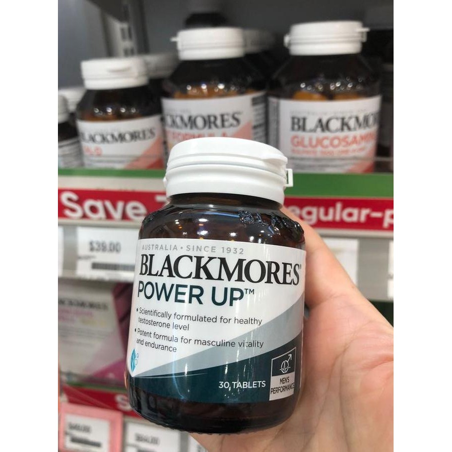 BEBAS ONGKIR - TESTOTERON BOOSTER / Blackmores Power Up 30 tabs