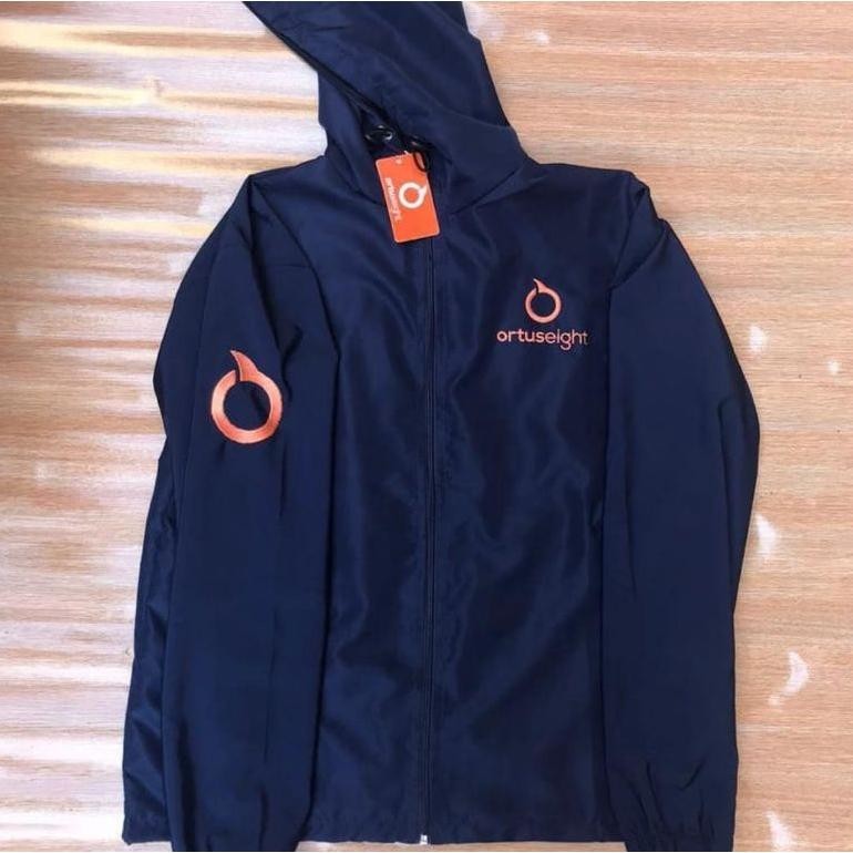 HJK Jaket parasut ortuseight  /jaket ortus olahraga running sport casual premium pria wanita origina