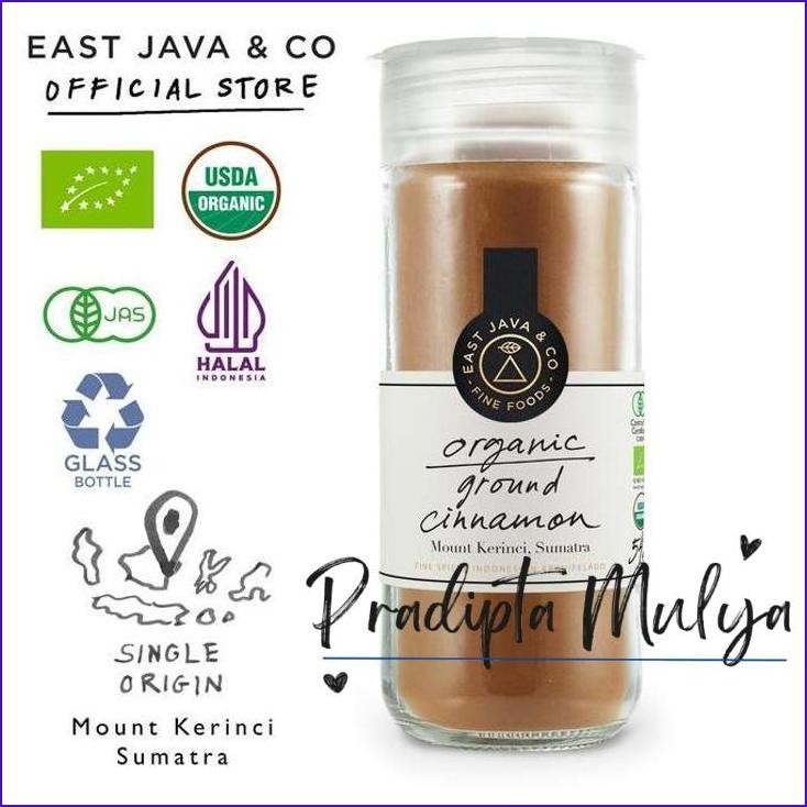 

Asli..! East Java & Co Organic Ground Cinnamon - 54G(Kayu Manis Bubuk Organik)