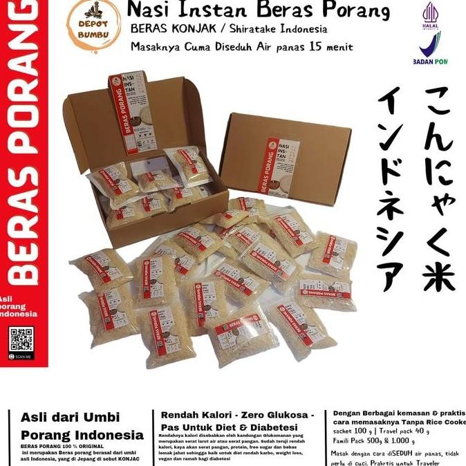 

Tropicana Slim Beras INSTAN Beras Porang / Konjac / Shirataki Rice | Tropicana Slim | Depot Bumbu pilih varian GT