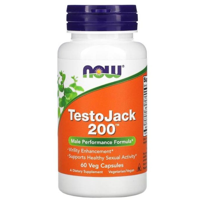 Now Foods Testojack 200 60 Veg Capsules